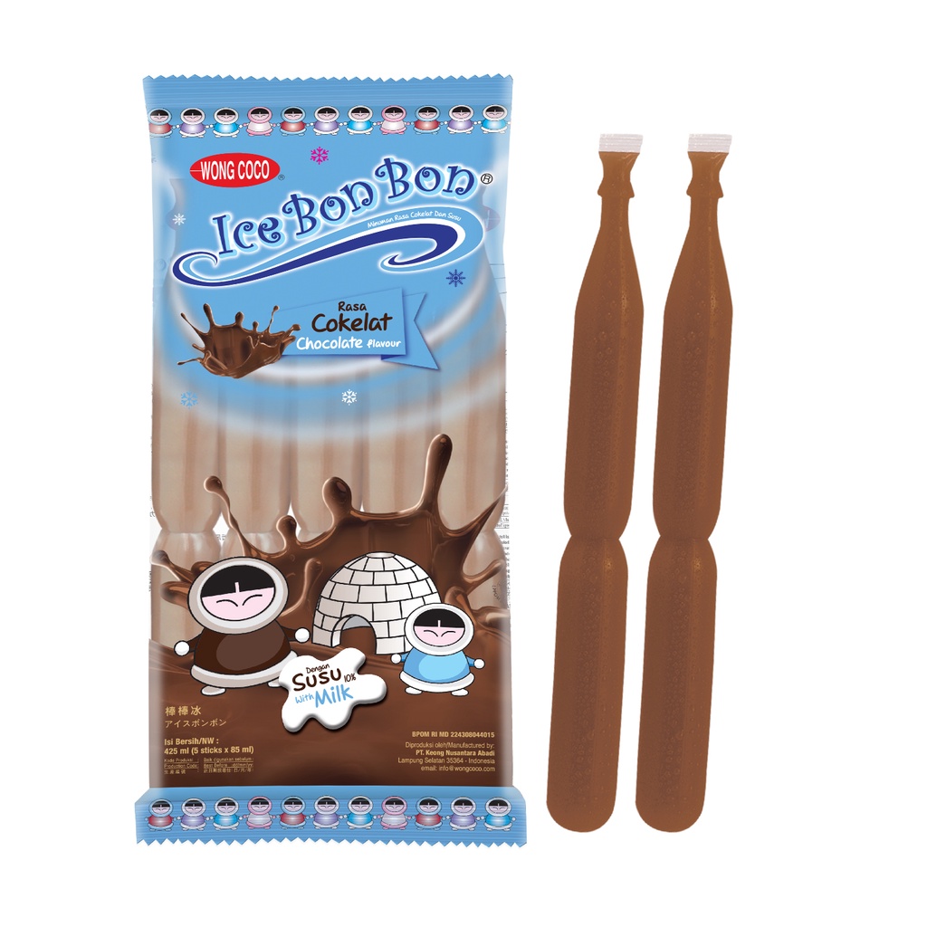 Jual Wong Coco Ice Bon Bon Cokelat Isi 5 | Shopee Indonesia