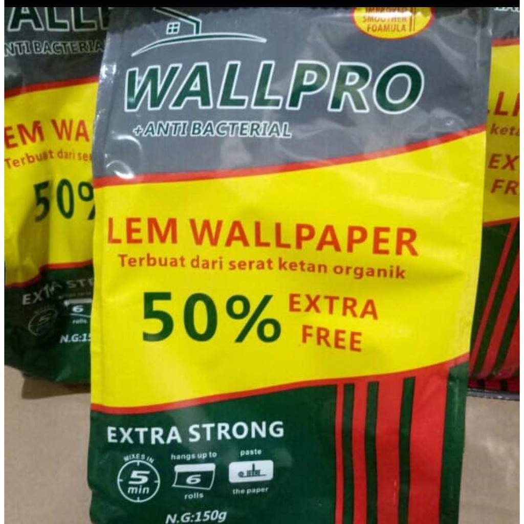 Jual lem wallpaper wallpro extra free 50 Indonesia
