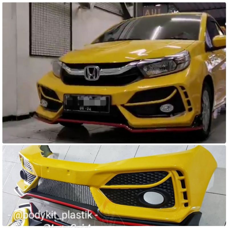 Jual bodykit full bumper all new honda brio type r style Indonesia