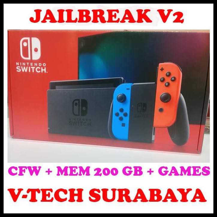 NINTENDO SWITCH HAC 001 V2 JAILBREAK CFW MEMORY 256 GB HGC307 Shopee