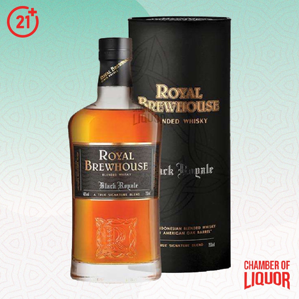 Jual Royal Brewhouse Black Royale Blended Whisky 750ml Shopee Indonesia