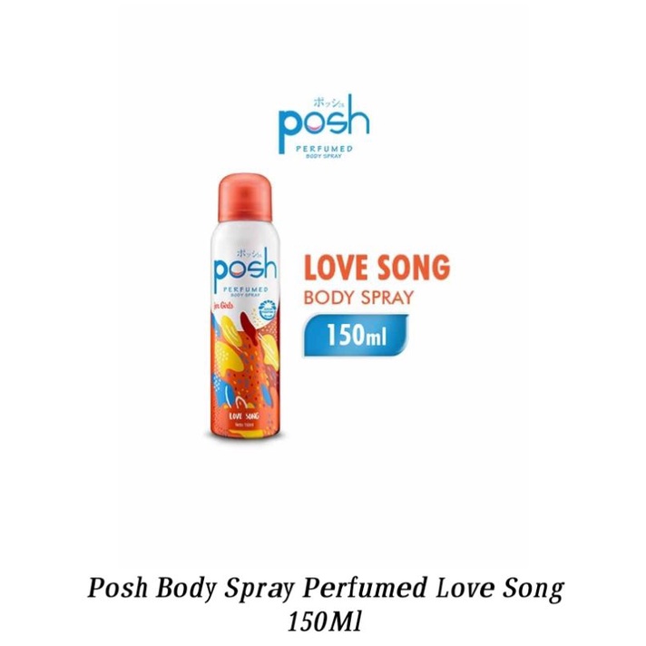 Jual Posh Body Spray Perfumed Love Song 150Ml Shopee Indonesia