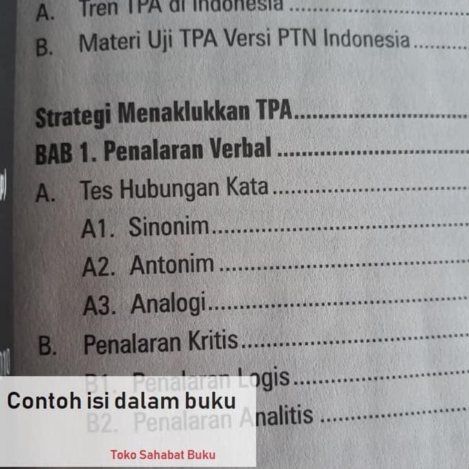 jual Buku Ujian Soal Tips Sukses Masuk PTN : 99,9% LULUS TPA TKPA SBMPTN |  Shopee Indonesia