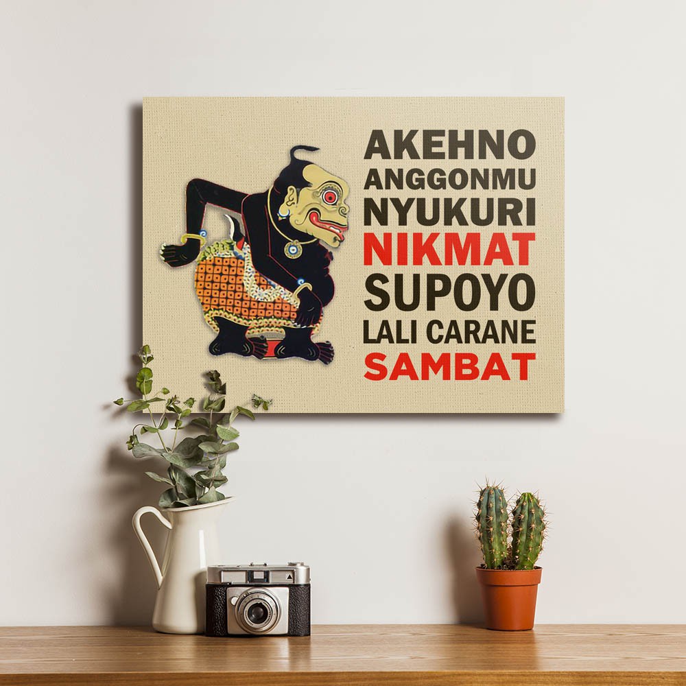 Jual Poster Bagong Punakawan Wayang Semar Gareng Petruk Quotes Kata Bijak Dekorasi Dinding Rumah Indonesia|Shopee Indonesia