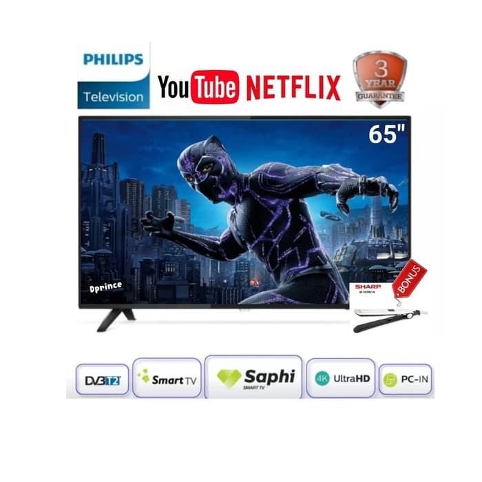 Jual Ff80 Philips 4K Uhd Smart Led Tv 65Put6023S70 | Shopee Indonesia