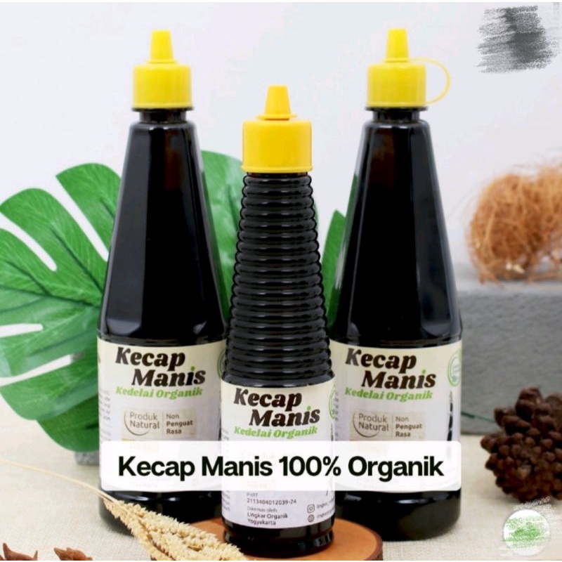 Jual Kecap Manis Organic 150ml Lingkar Organik Non MSG Non GMO