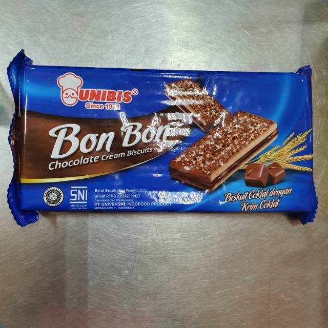 UNIBIS Bon Bon Chocolate Cream Biscuits 200gr Shopee Indonesia