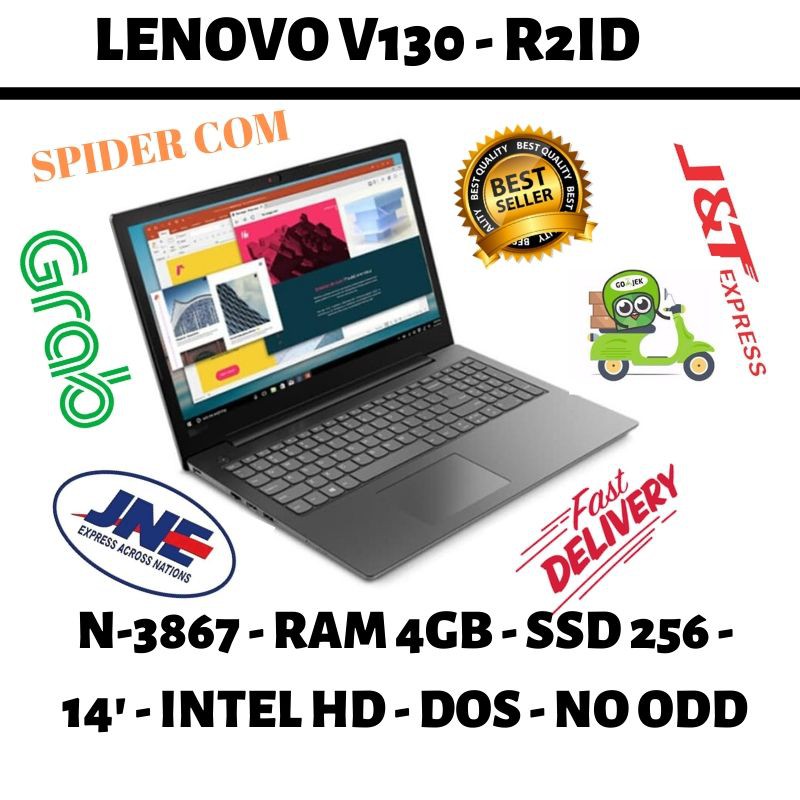 Jual PROMO LAPTOP LENOVO V130 R2IDN3867RAM 4GBSSD 25614 Inch