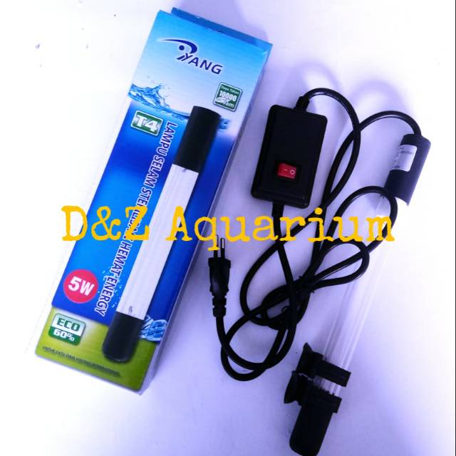 Lampu Uv Aquarium 5 Watt / Lampu Ultraviolet Kolam Ikan / LED uv 5 watt / Lampu UV YANG 5 Watt