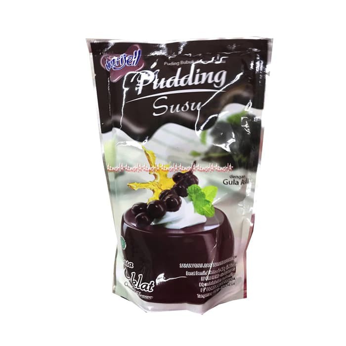 murah Nutrijell Pudding Susu Rasa Coklat Nutrijel Bubuk Instant 145