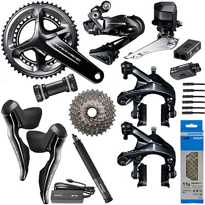 Jual Groupset Shimano Dura Ace R-9150 Di2 2 X 11 Speed Bicycle Empire | Shopee Indonesia
