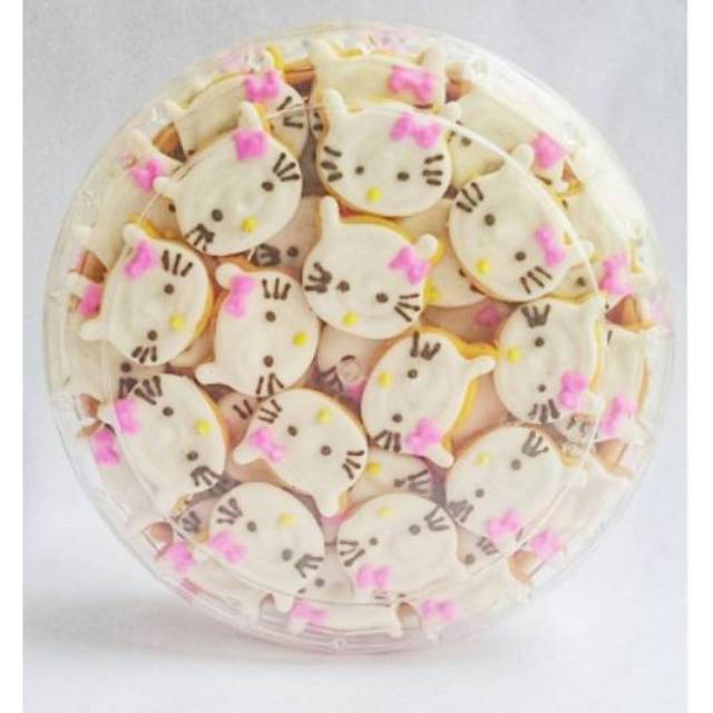 Kue Cookies Karakter Lebaran Imlek Natal toples ukuran 500gram Doraemon