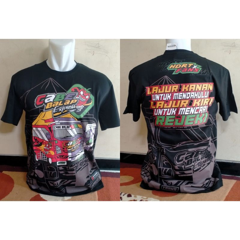 Jual Kaos Truck Kata Kata Cabe Balap Express Indonesia|Shopee Indonesia