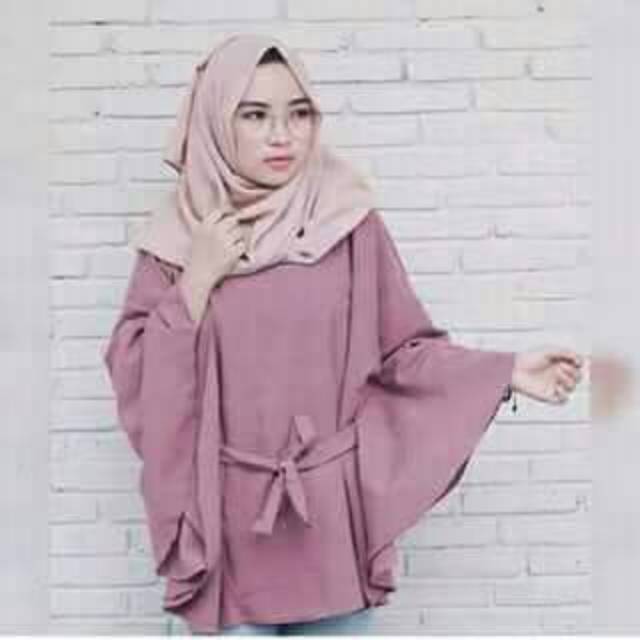 Model Gamis Kelelawar Jilbab Saudia