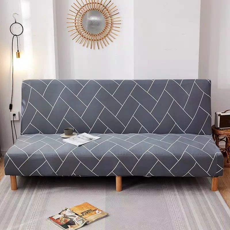 Cover sofa bed elastis/ kain penutup sofa bed elastis Shopee Indonesia