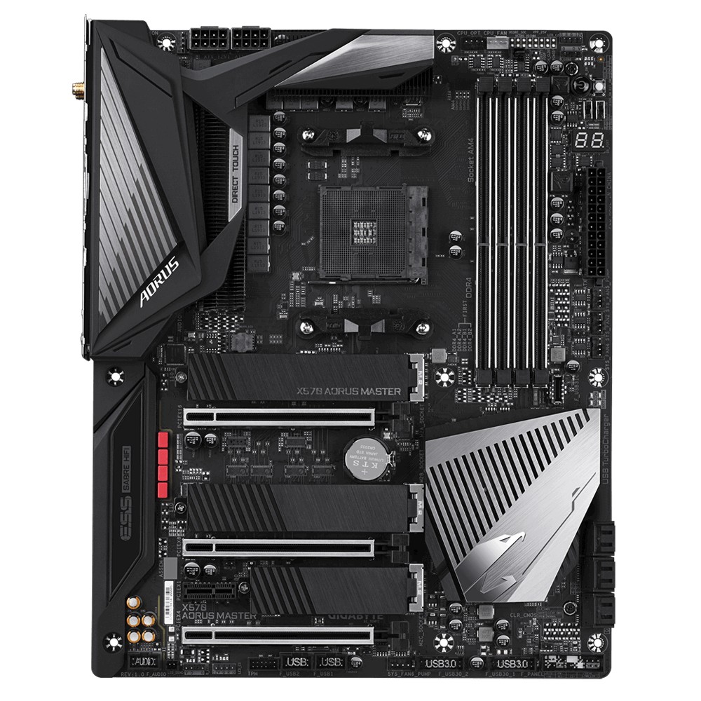 Jual Motherboard Gigabyte X570 Aorus Master (Am4, Amd Premium X570, Ddr4, Usb3.2, Sata3) | Shopee Indonesia