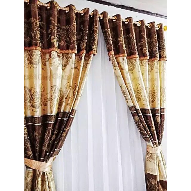 Gorden pradA motif bunga tebal batik poni Shopee Indonesia