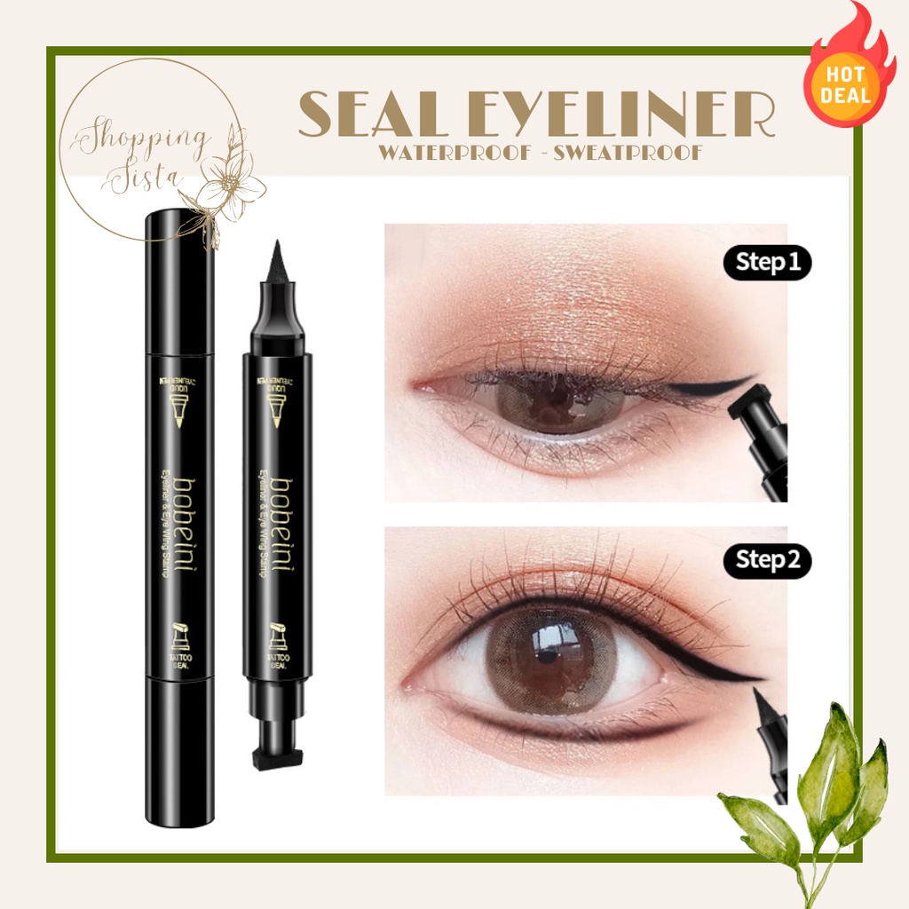 Jual Eyeliner Stamp Eyeliner 2IN1 Stamp And Styling Eyeliner Simple