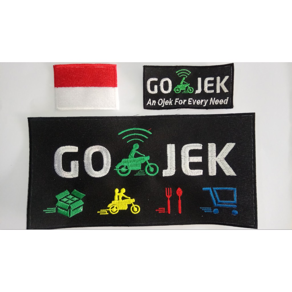 Logo Gojek Merah Putih