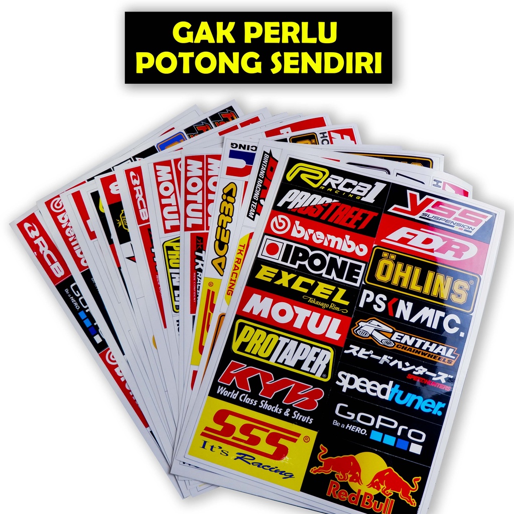 Jual Stiker Motor, Sticker Motor, Stiker Motor Keren, Stiker Racing