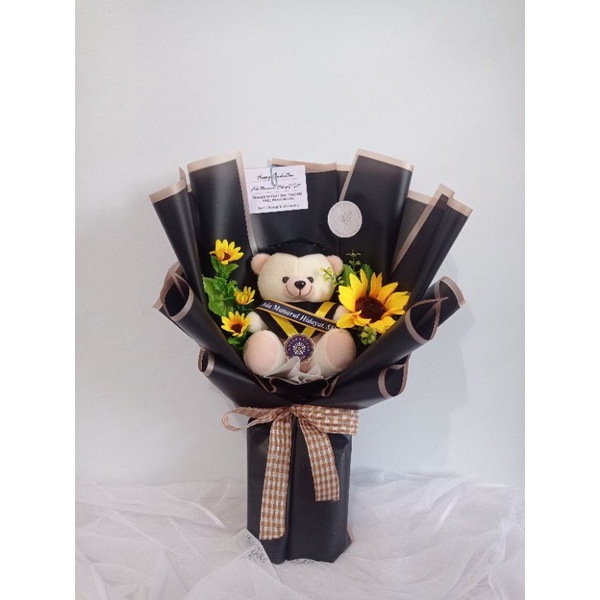 Jual Buket Boneka Toga Kado Hadiah Gift Box Wisuda Graduation Sidang Skripsi Perpisahan Custom Indonesia|Shopee Indonesia
