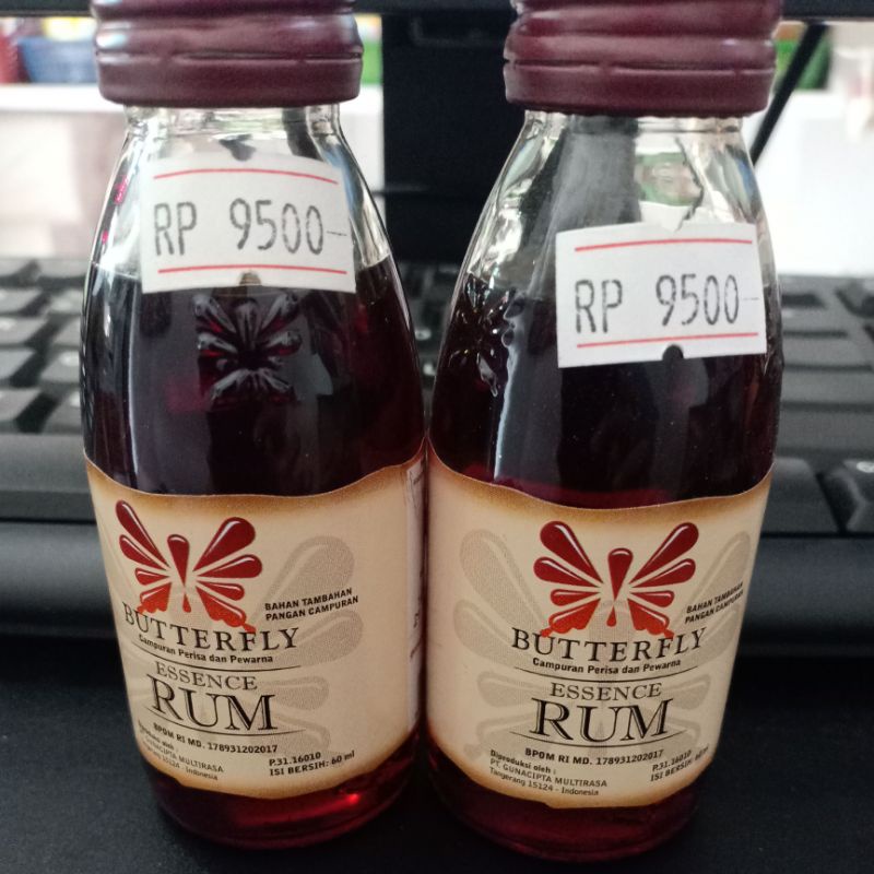 Jual BUTTERFLY ESSENCE RUM UK. 60ML Shopee Indonesia