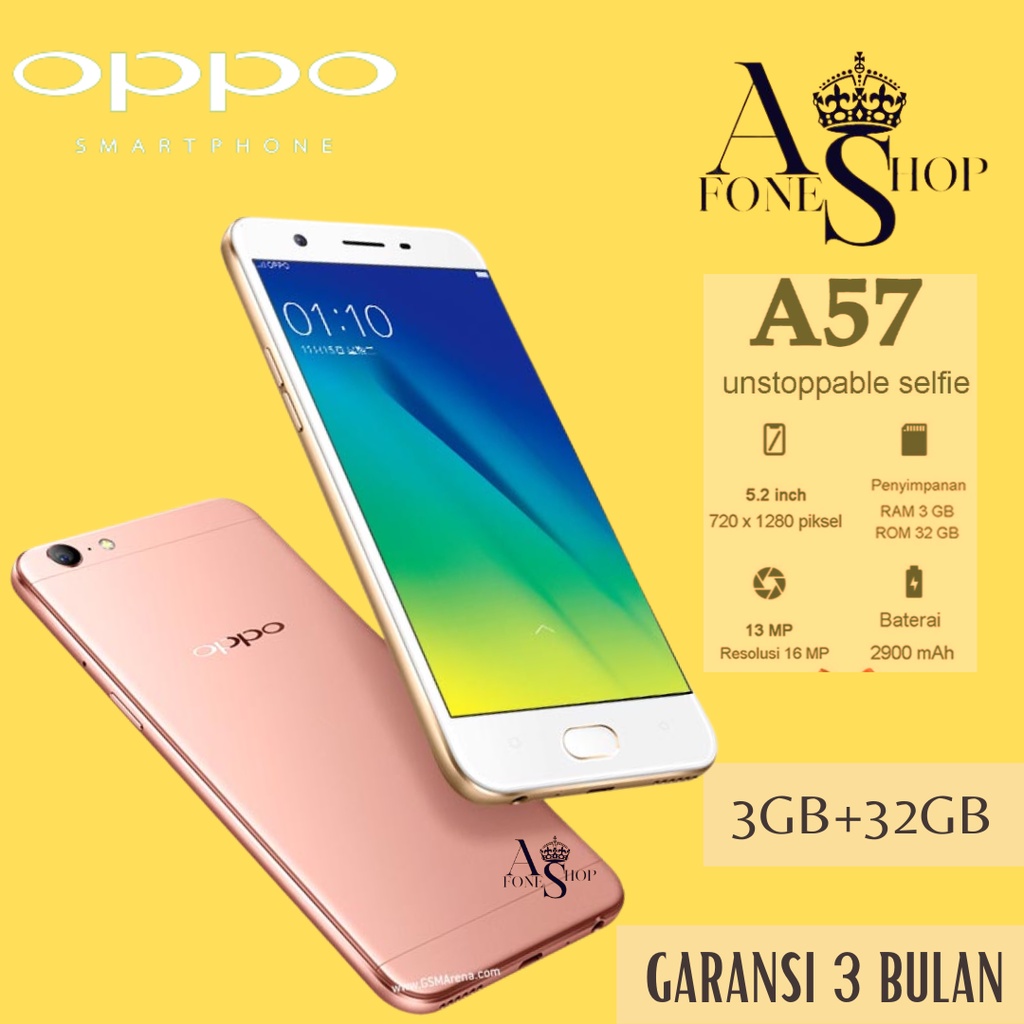 Jual 【Pengiriman lokal】oppo a57 3/32GB 4/64GB 6.3inches hp