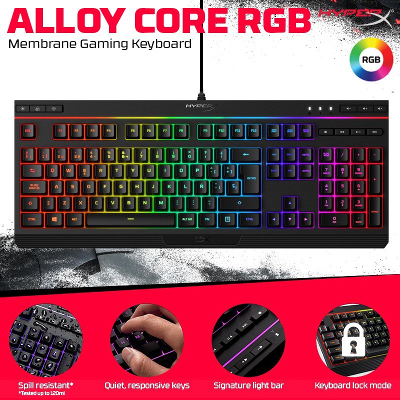 Jual Hyperx Alloy Core Rgb - Gaming Keyboard | Shopee Indonesia