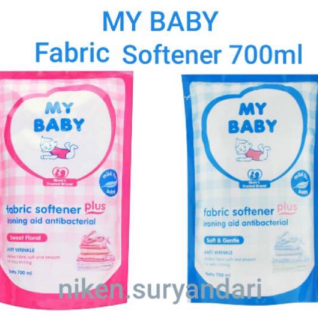 My Baby Fabric Softener 700ml 700 ml Soft & Gentle Biru / Sweet Floral Pink Shopee Indonesia