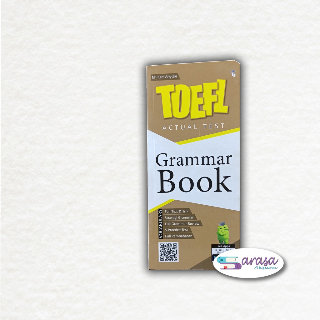Download BUKU TES TOEFL TOEFL ACTUAL TEST GRAMMAR BOOK TOEFL