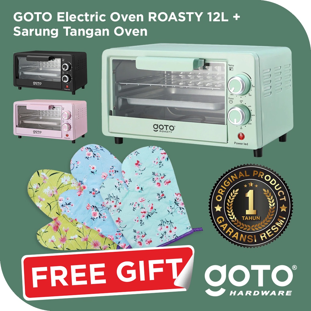 Jual Goto Roasty Electric Oven Microwave Penghangat Makanan Listrik 12L Indonesia