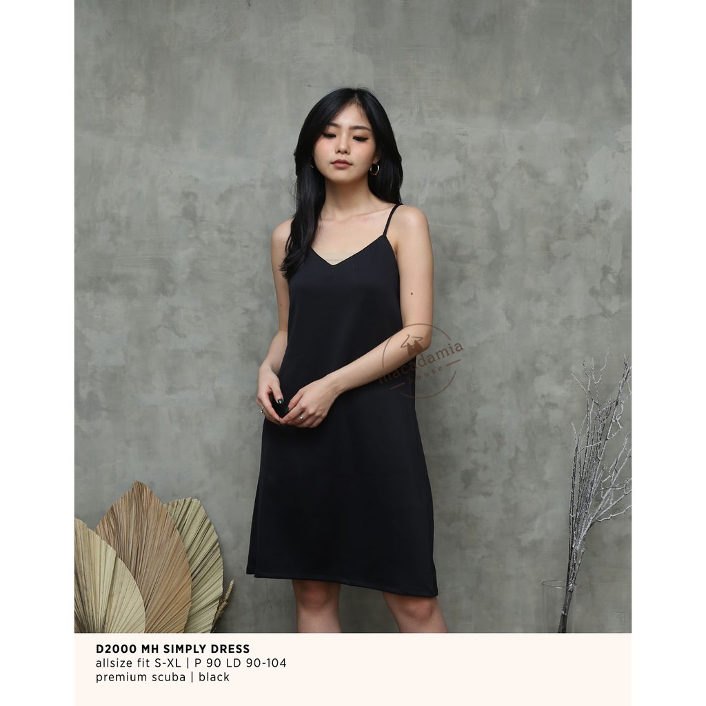 D2000 MH SIMPLY DRESS MACADAMIA HOUSE FASHION WANITA