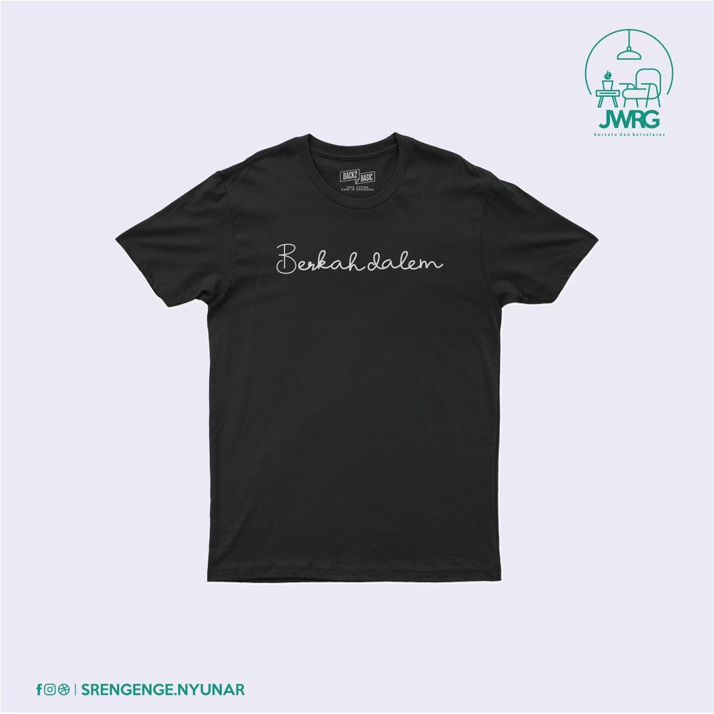 Berkah Dalem T-Shirt in Black | Shopee Indonesia