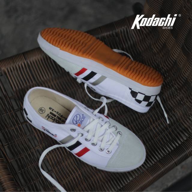 Kodachi 8111 Monaco Checker Heel Sepatu Kodachi 8111