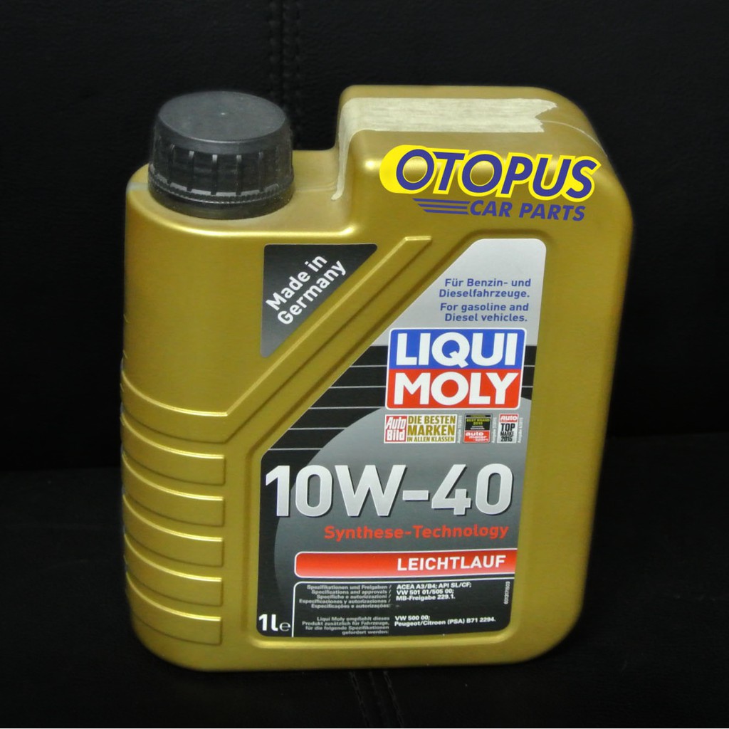 Jual Liqui Moly Leichtlauf 10W-40 Oli Mesin Mobil Bensin Gasoline 1 Liter | Shopee Indonesia
