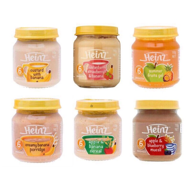 Jual Heinz Baby Food (Stage 2) 6+ Months 110G (Assorted) Indonesia|Shopee Indonesia