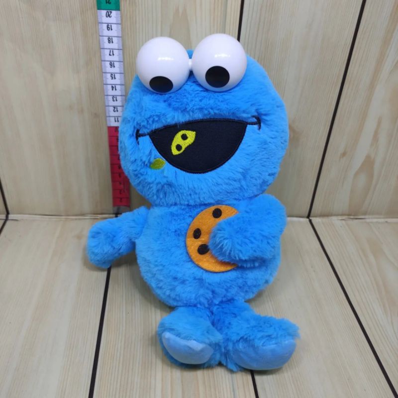 Jual boneka cookies monster lucu mata keras sesame street Indonesia(04)