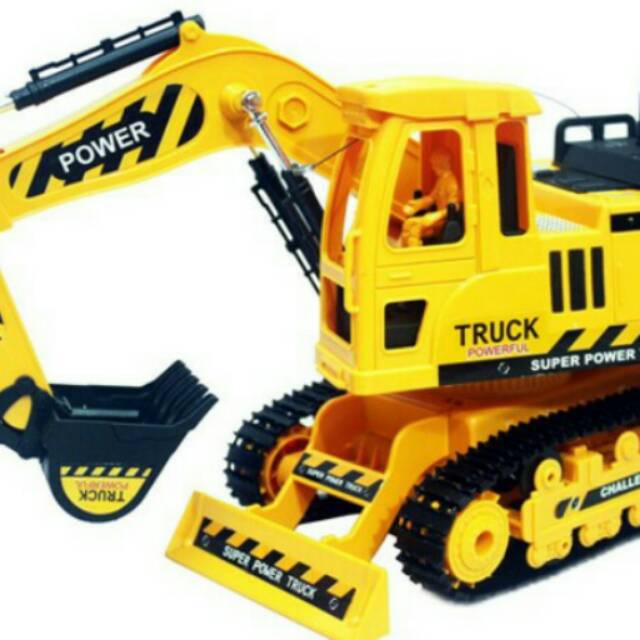 Jual Mainan Anak Rc Truck Excavator Bego Super Power | Shopee Indonesia