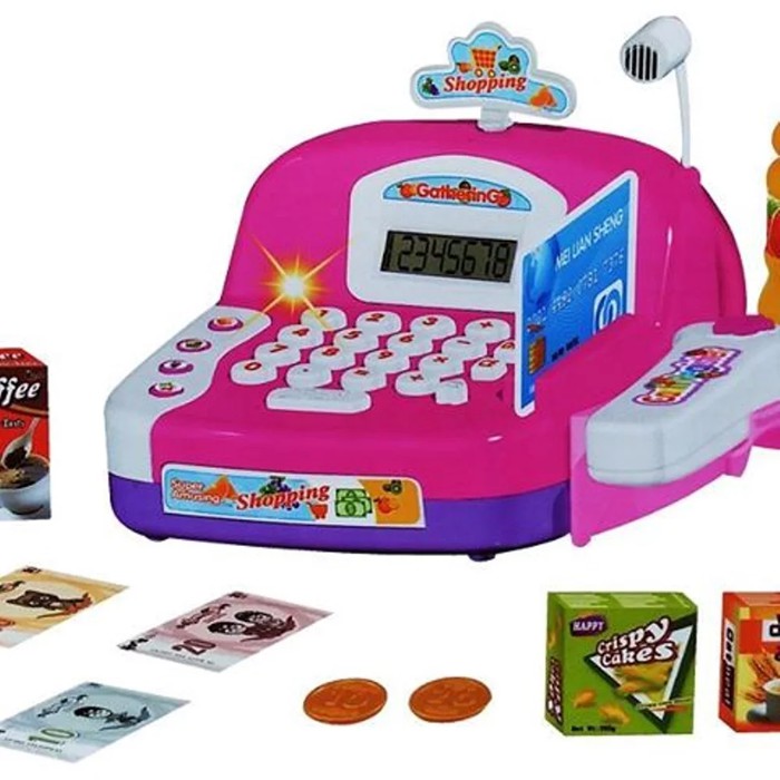 Jual 100% Goyang Harga : Mainan Kasir-Kasiran Cash Register Besar Ls820A18 Original | Shopee Indonesia
