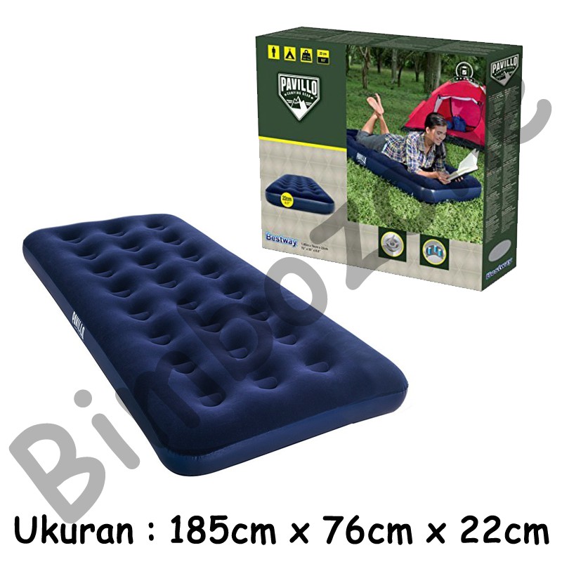 Bimbozone - Bestway Kasur Angin Flocked Air Bed Single 67000 | Shopee  Indonesia