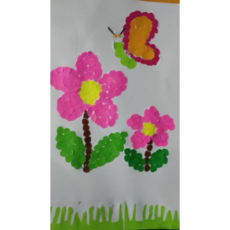 Jual Kolase Dari Kertas Warna / Mozaik Dari Kertas / Montase Indonesia|Shopee Indonesia 800_X_800_jpg