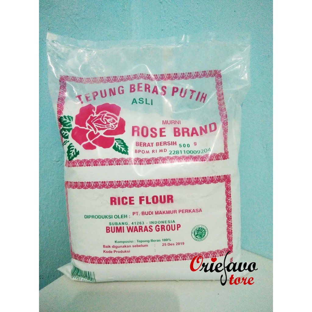 Tepung Beras Putih Rose Brand 500 gram Shopee Indonesia