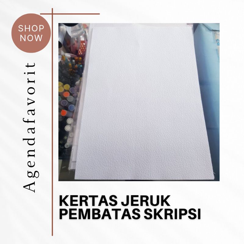 Jual Kertas Jeruk A4 Putih Pembatas Skripsi Indonesia|Shopee Indonesia