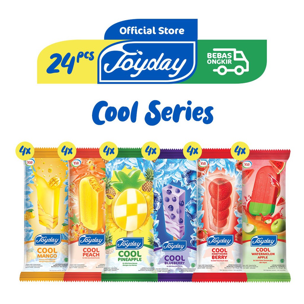 Joyday Ice Cream COOL SERIES PACK Shopee Indonesia