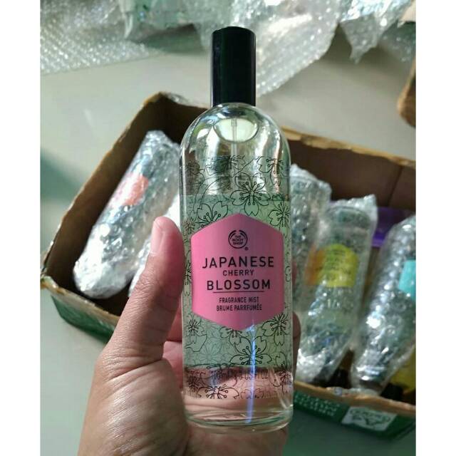 Jual The body shop body mist Japanese Cherry blossom 100ml ( reject