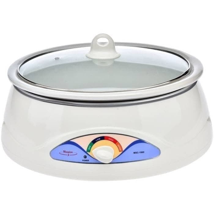 Jual MASPION Slow Cooker 6 Liter MSC 1860 MSC1860 Pemanas Keramik