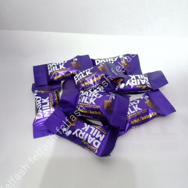 Cadbury Dairy Milk Chocolate 4.5gr Original Malaysia Mini bites Valentine coklat  kecil | Shopee Indonesia