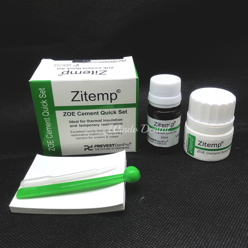 Jual DENTAL ZINC OXIDE EUGENOL ZOE ZITEMP Shopee Indonesia