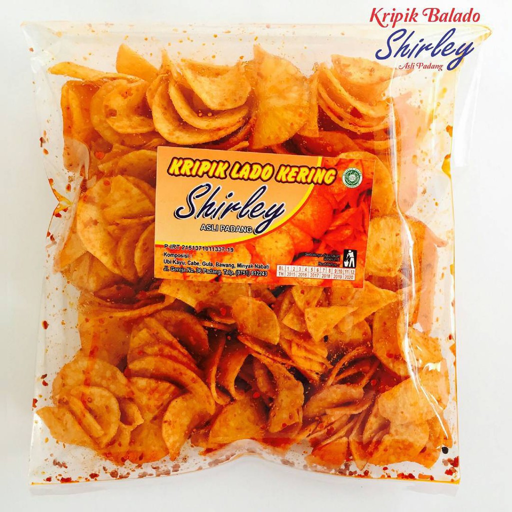 Keripik Singkong Shirley / Kripik Balado Padang Kripik
