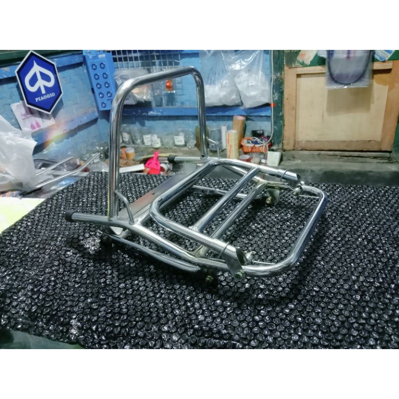 Jual backrack rak belakang Vespa madrid vespa super sprint px PS Strada